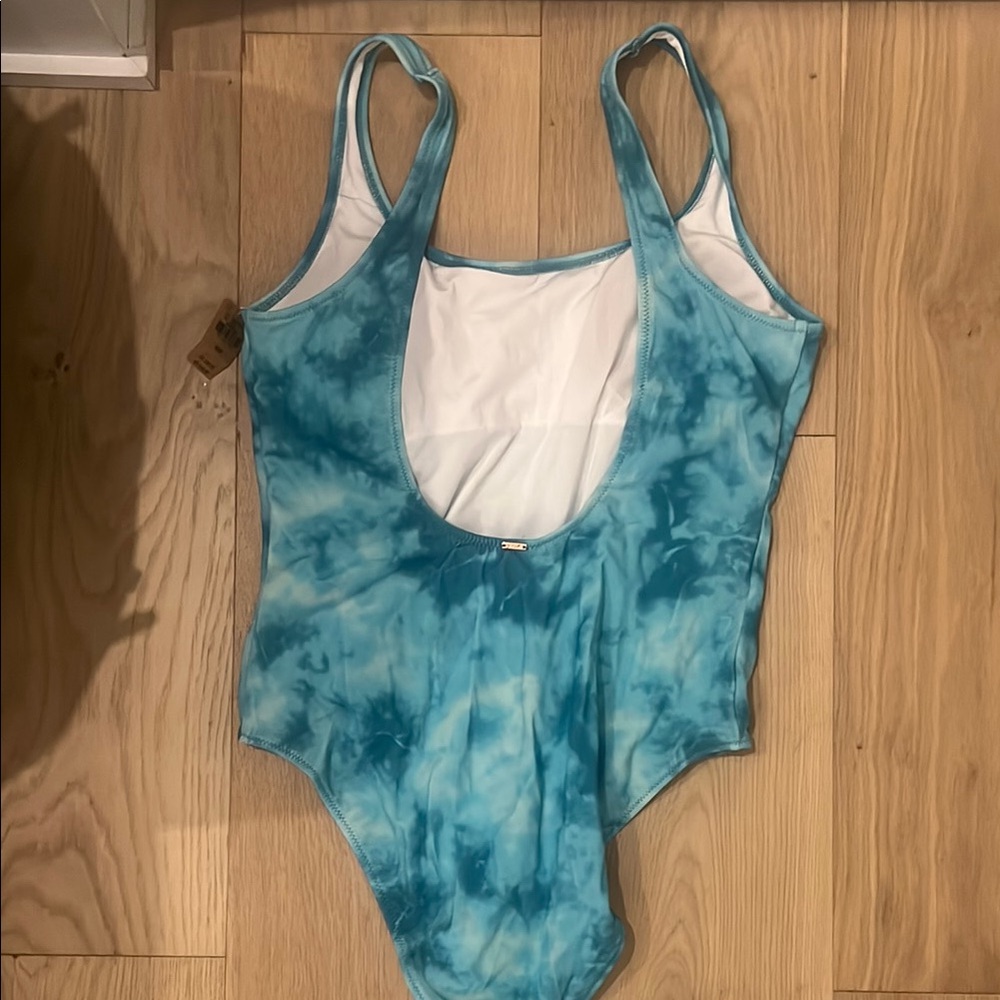 Blue Tie-Dye Swimsuit